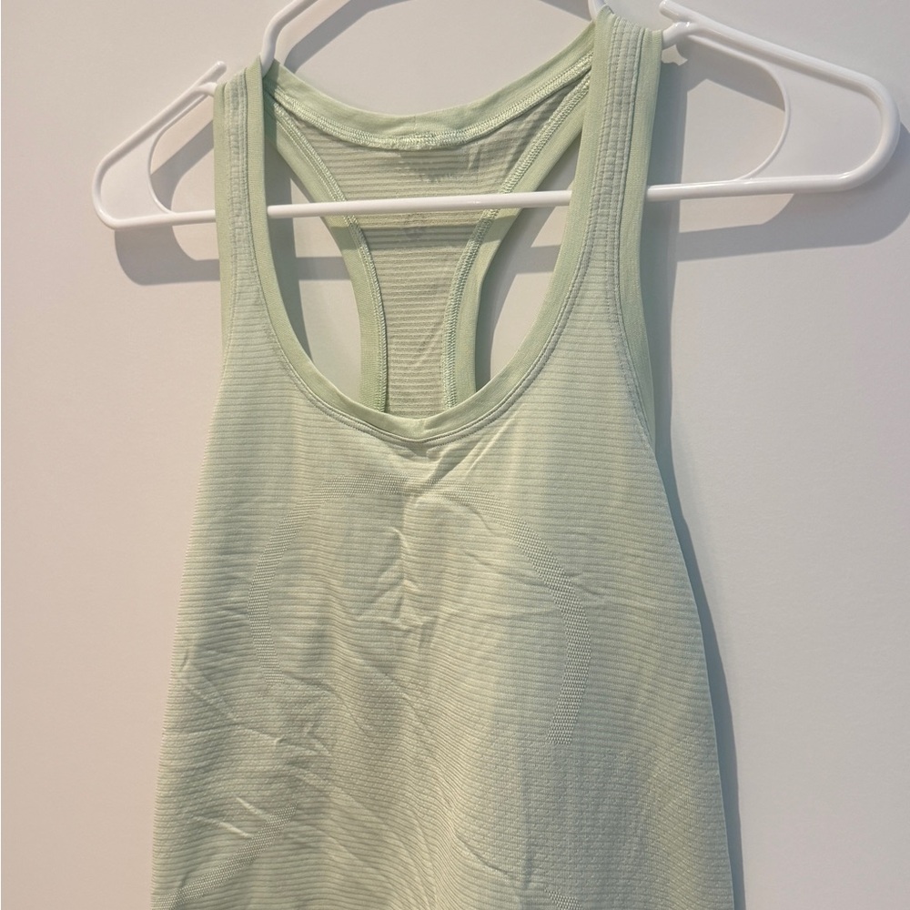 Lululemon Athletica Light Green Tank Top